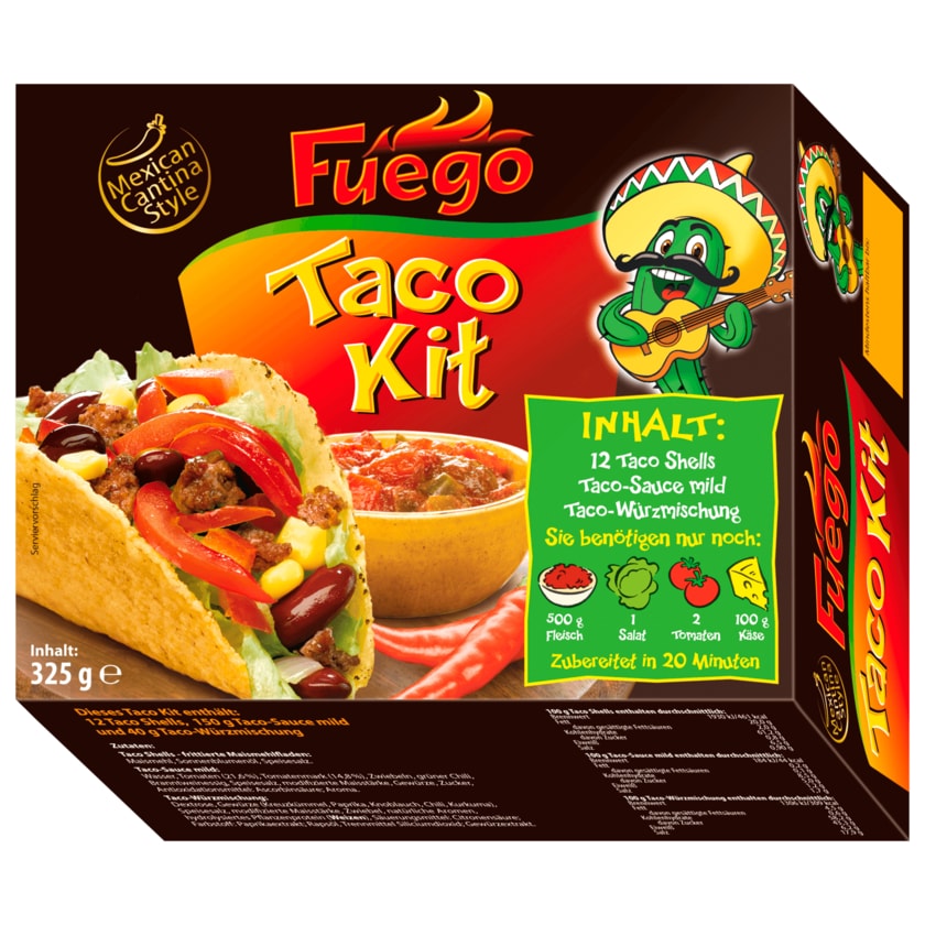 Fuego Taco Dinner Kit 325g